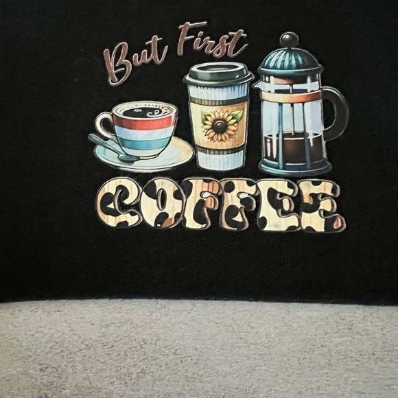 But First Coffee-Themed Cosmetic Bag - Picture 2 of 3